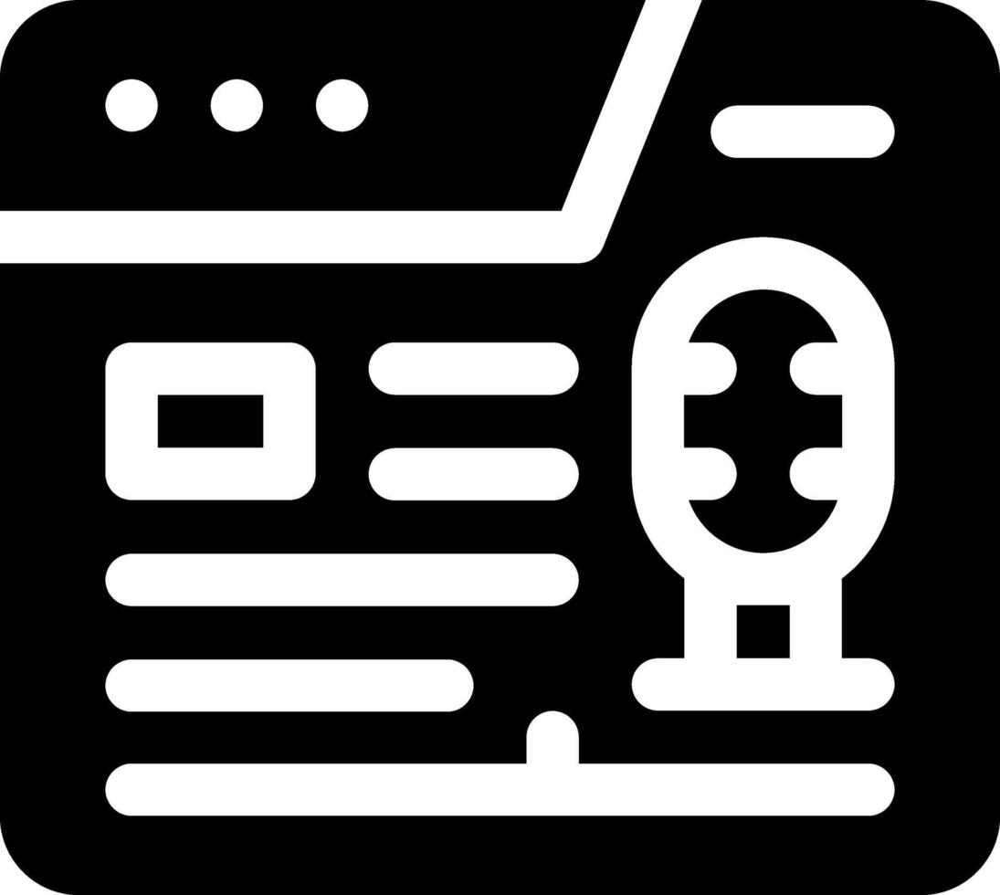 this icon or logo online streaming icon or other where it explaints things that must be prepared by an institution to provide information online to the public and others or design application vector