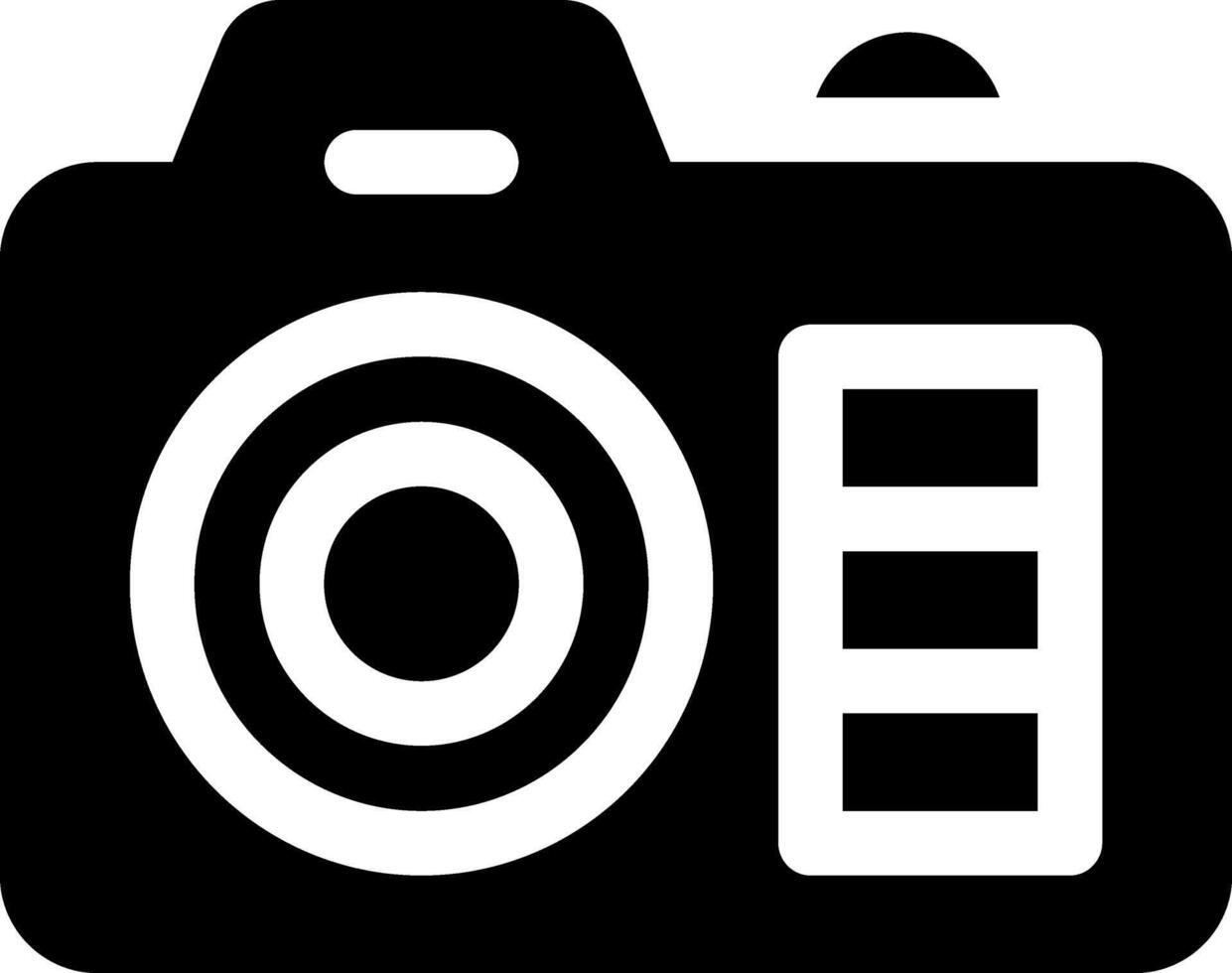 esta icono o logo cámara icono o otro dónde eso explicaciones tipo cámara tipo o cámara tipo y otros o diseño solicitud software vector