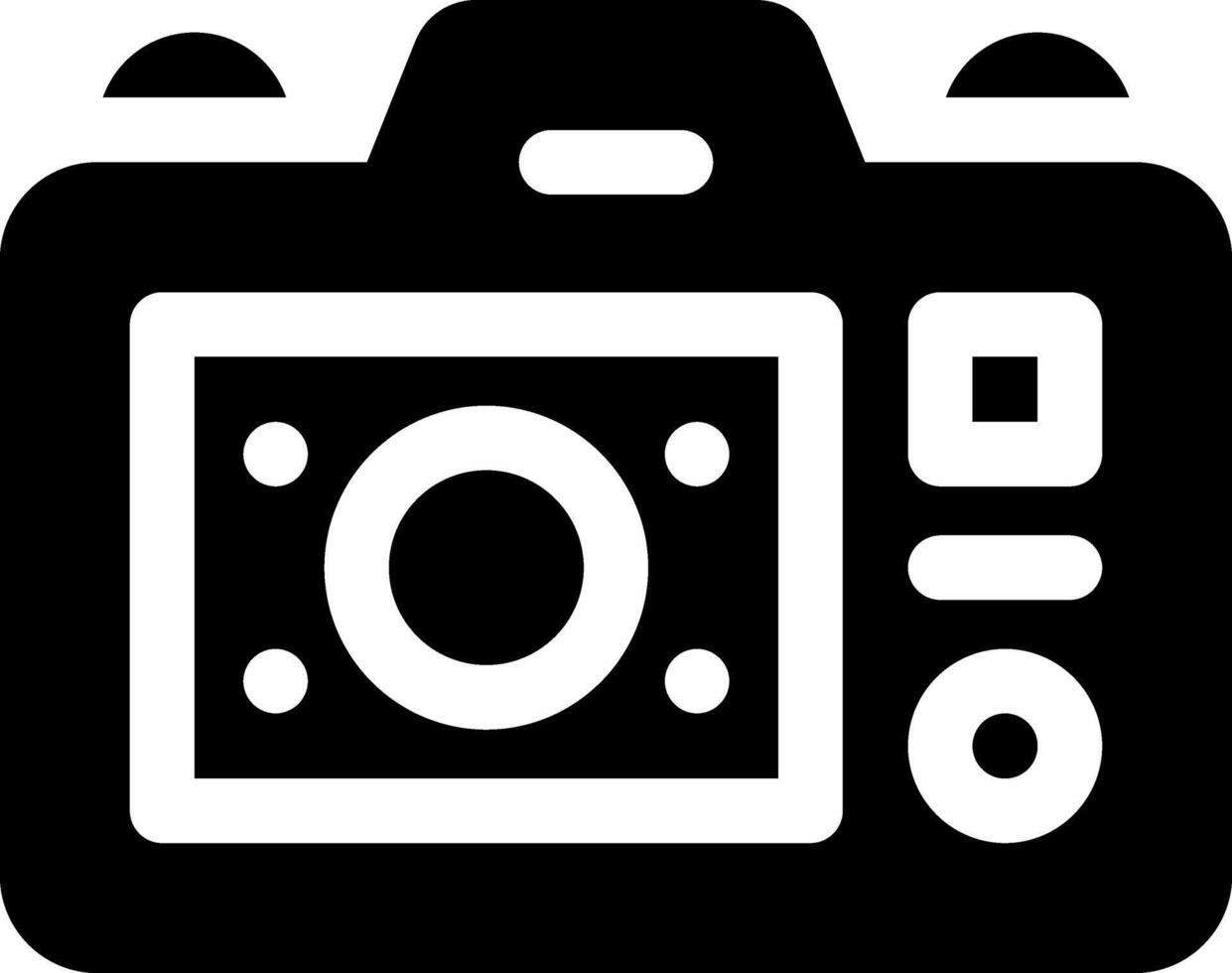 this icon or logo camera icon or other where it explaints type camera type or camera type and others or design application software vector
