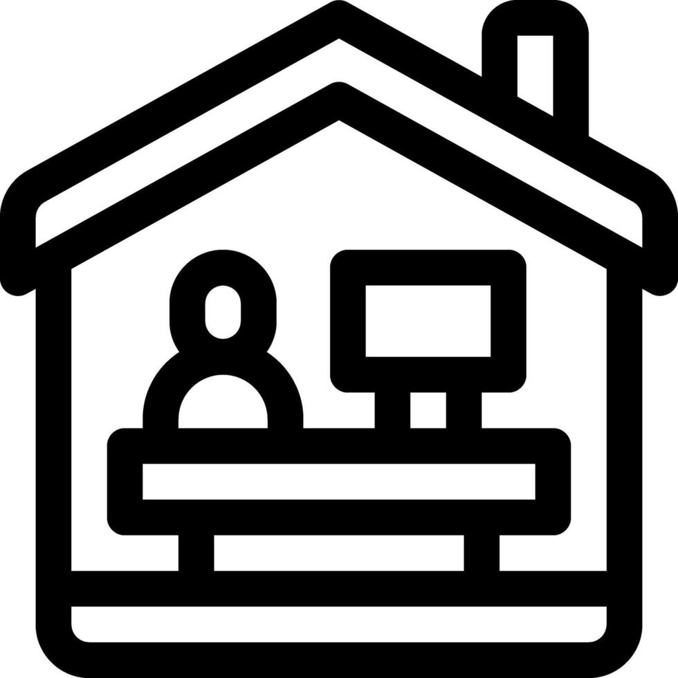 this icon or logo remote working icon or other where it explaints things that someone must prepare or have to work online from anywhere and others or design application software vector