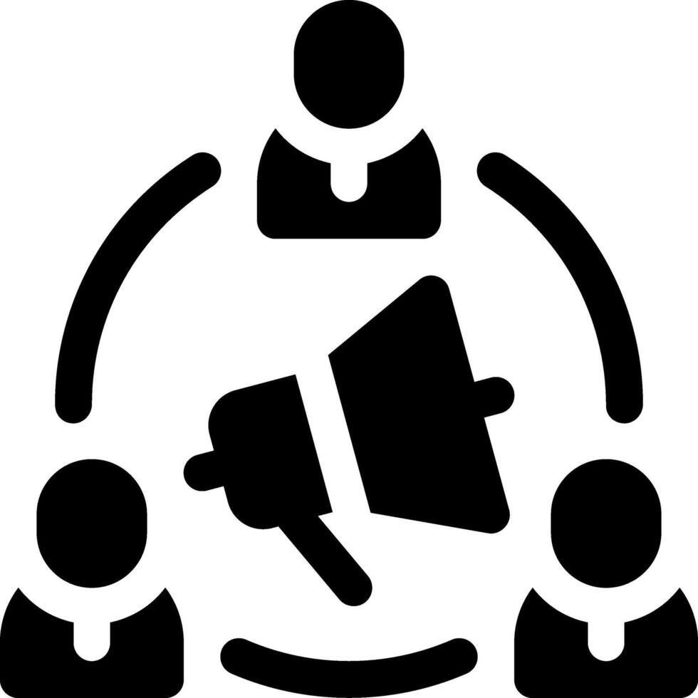 this icon or logo SEO and promotion icon or other where it explaints strategies carried out by a company in marketing products, examples here are features and others or design application software vector