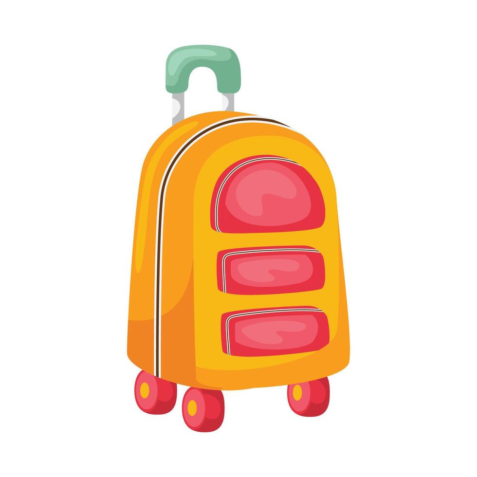 maleta icono para día festivo. vector diseño
