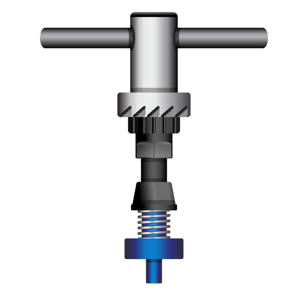Bicycle repair tool icon in color. vector