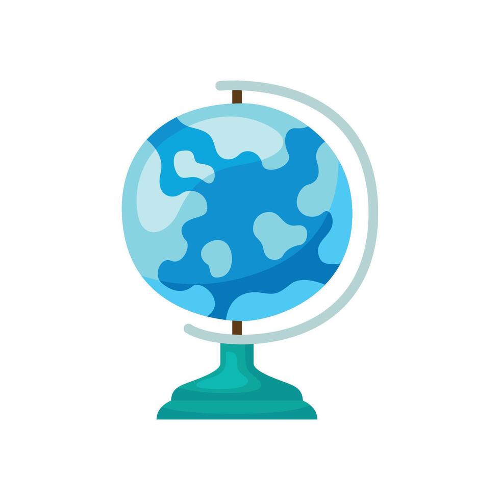 Globe illustration icon. Vector design