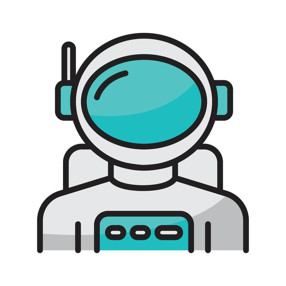 astronauta icono diseño ilustración. vector diseño