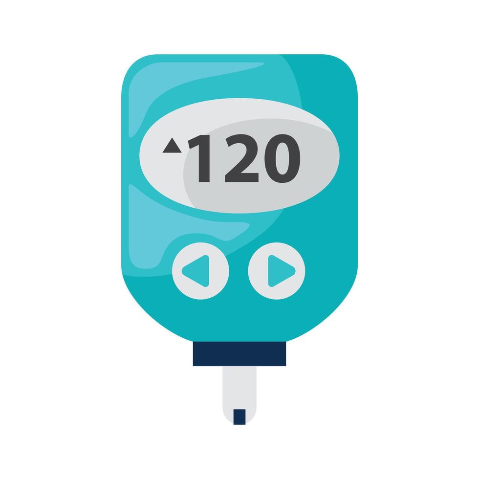 Glucometer icon design illustration. Vector design