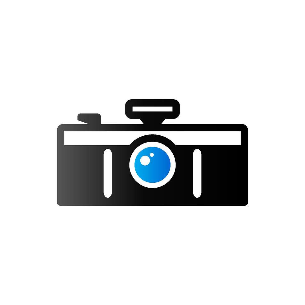 Panorama camera icon in duo tone color. Landscape nature architecture vector