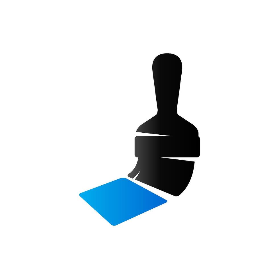 Paint brush icon in duo tone color. Artist painting drawing vector