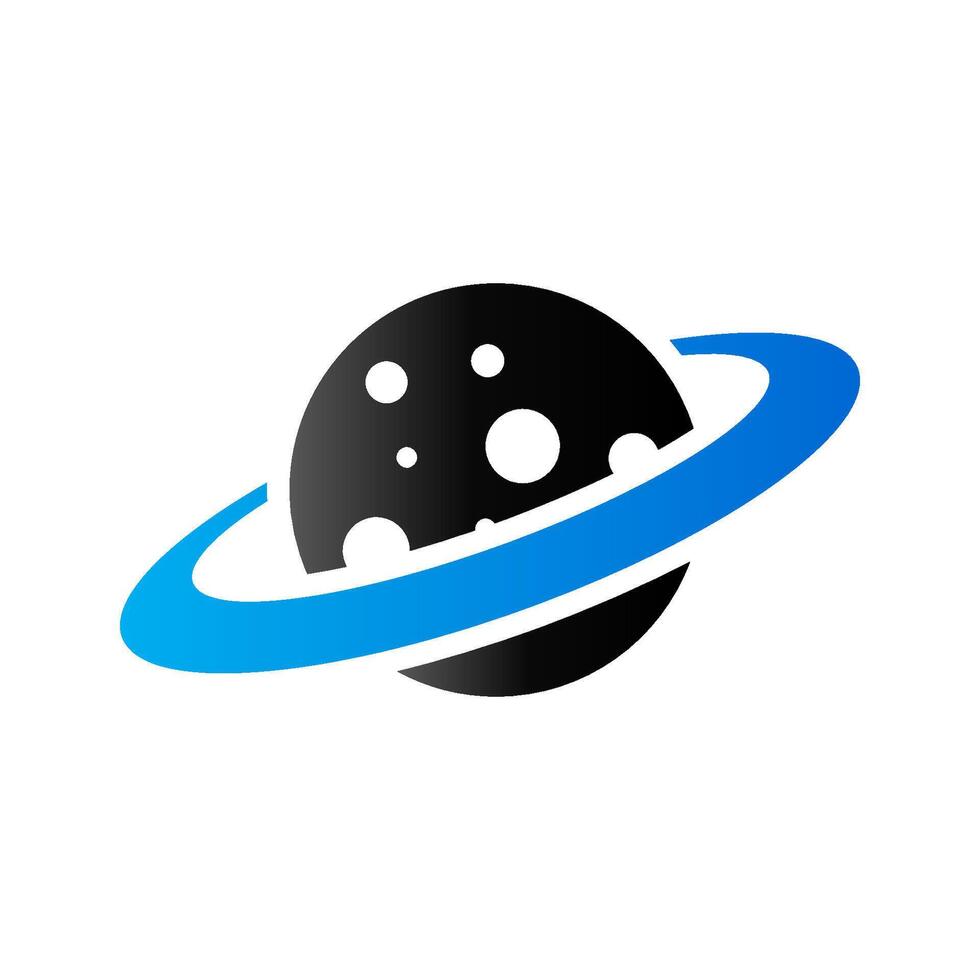 Planet Saturn icon in duo tone color. Plasma belt satellite vector