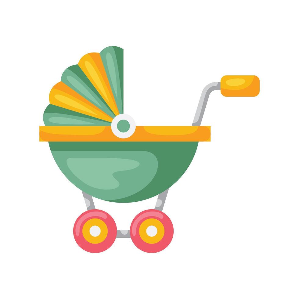 Baby stroller icon design. Vector design