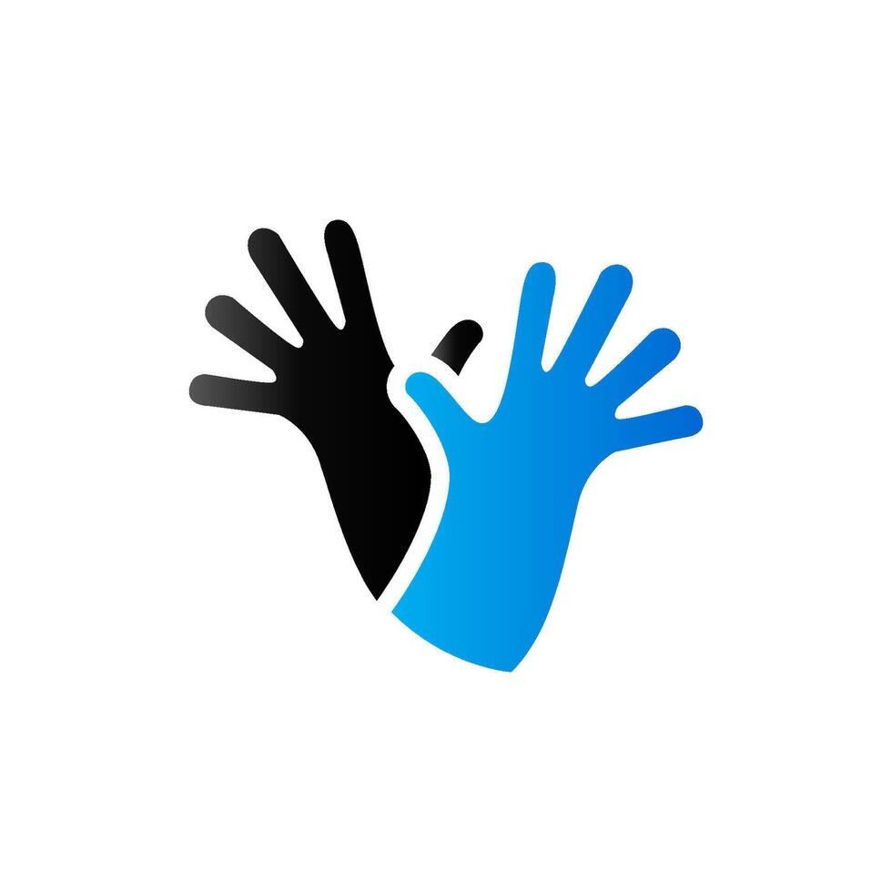 Cleaning glove icon in duo tone color. Equipment rubber household vector