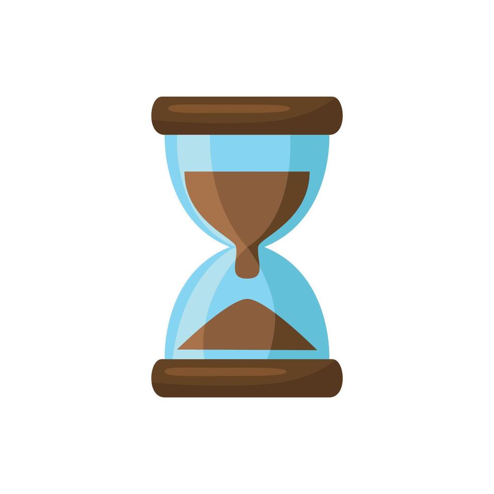 Hourglass icon illustration. Vector design