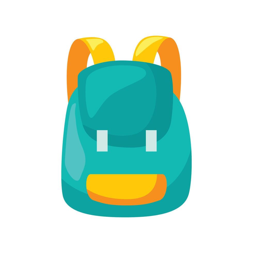 School bag illustration icon. Vector design