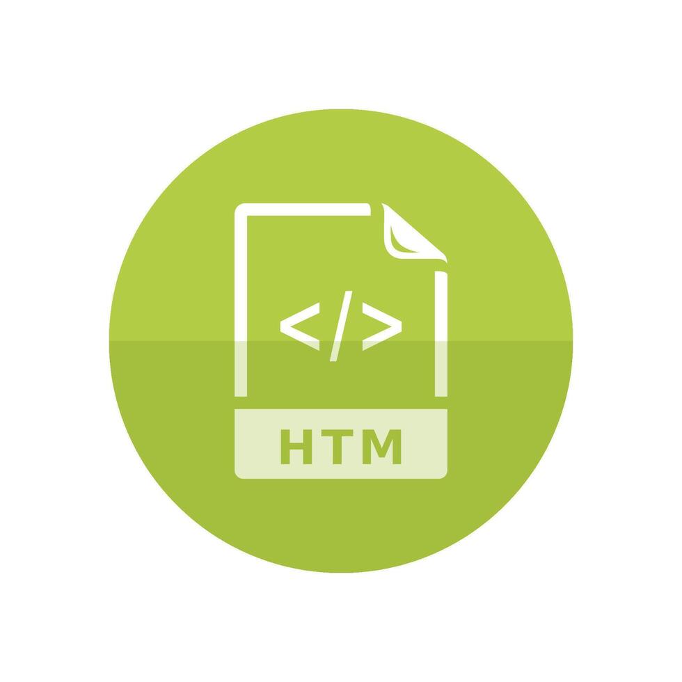 Web page file format icon in flat color circle style. Computer data program application vector