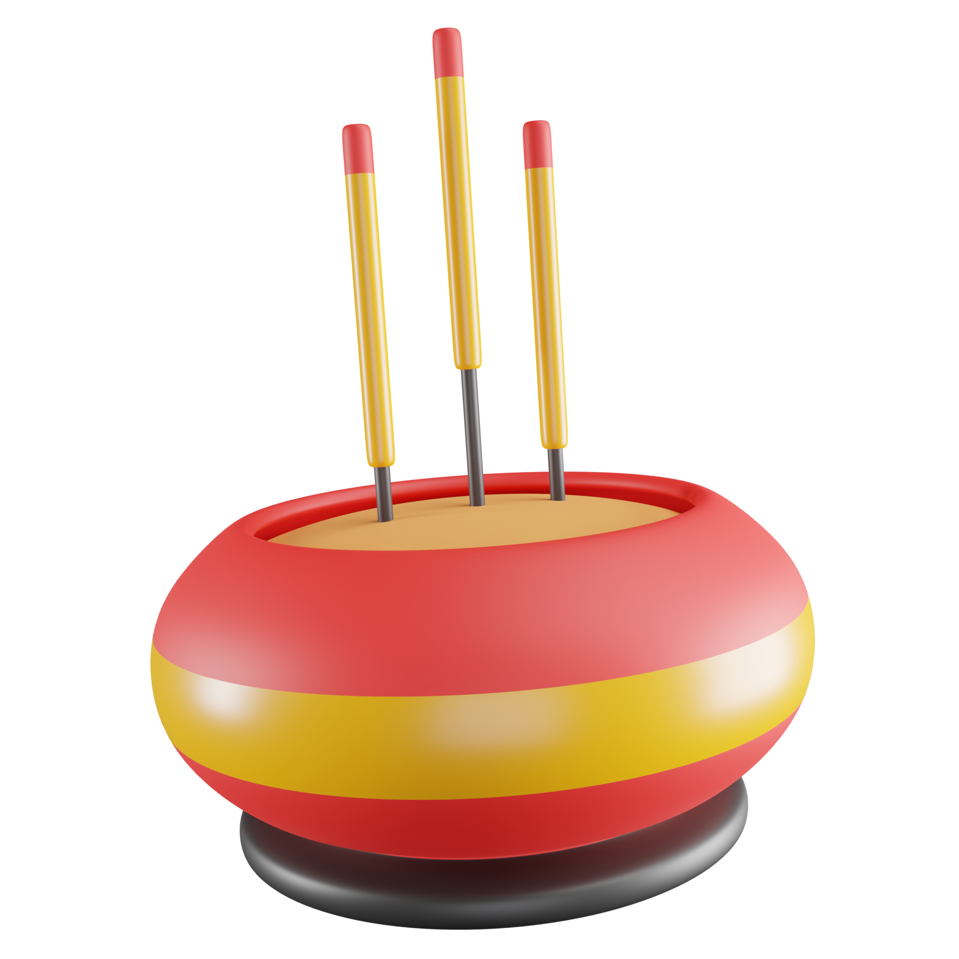 3D Illustration of Incense Burner 38049455 PNG