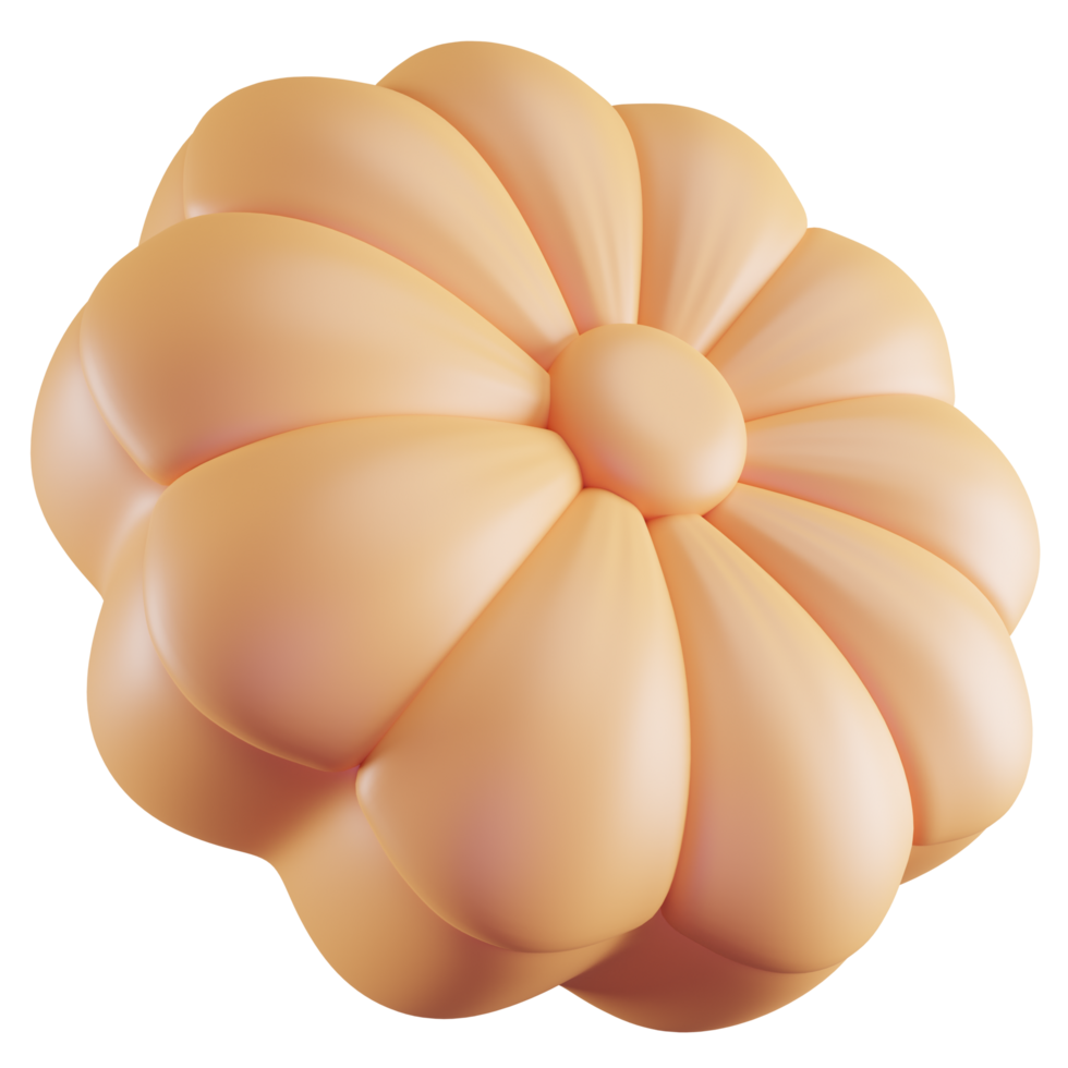 3D Illustration of Mooncake png