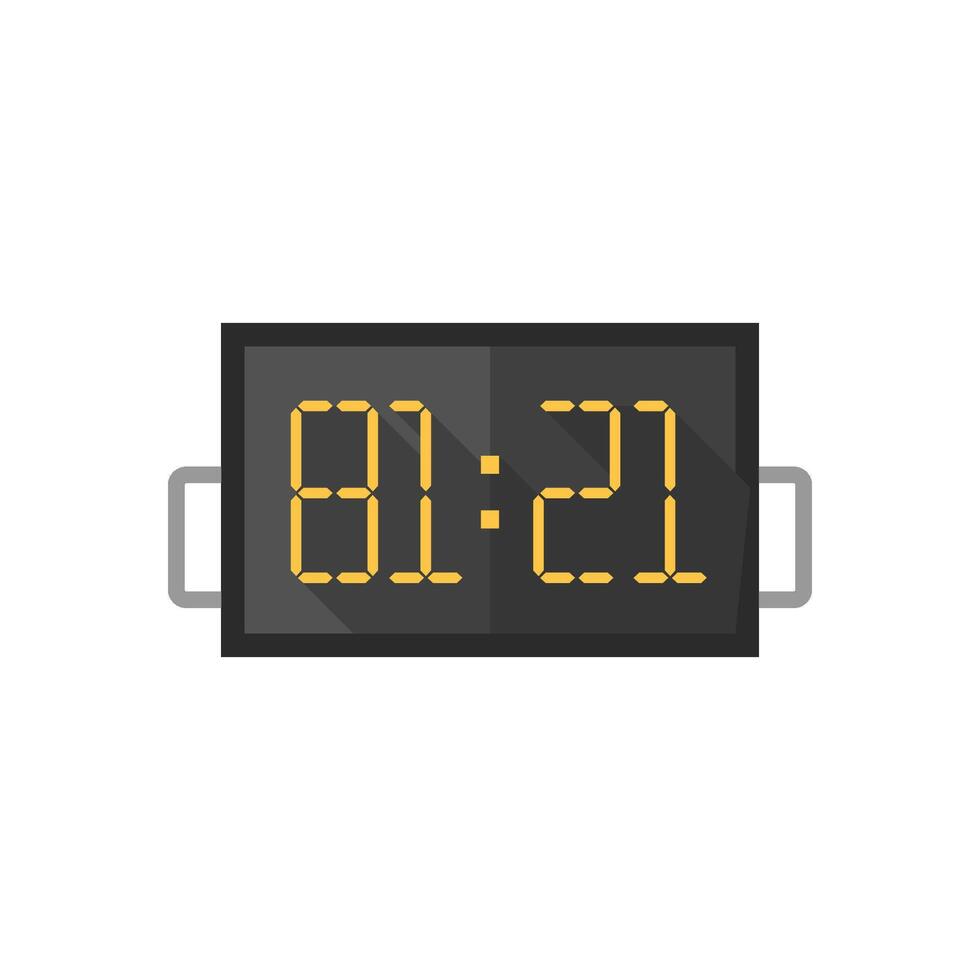 Score board icon in flat color style. Basketball game playing match tournament vector