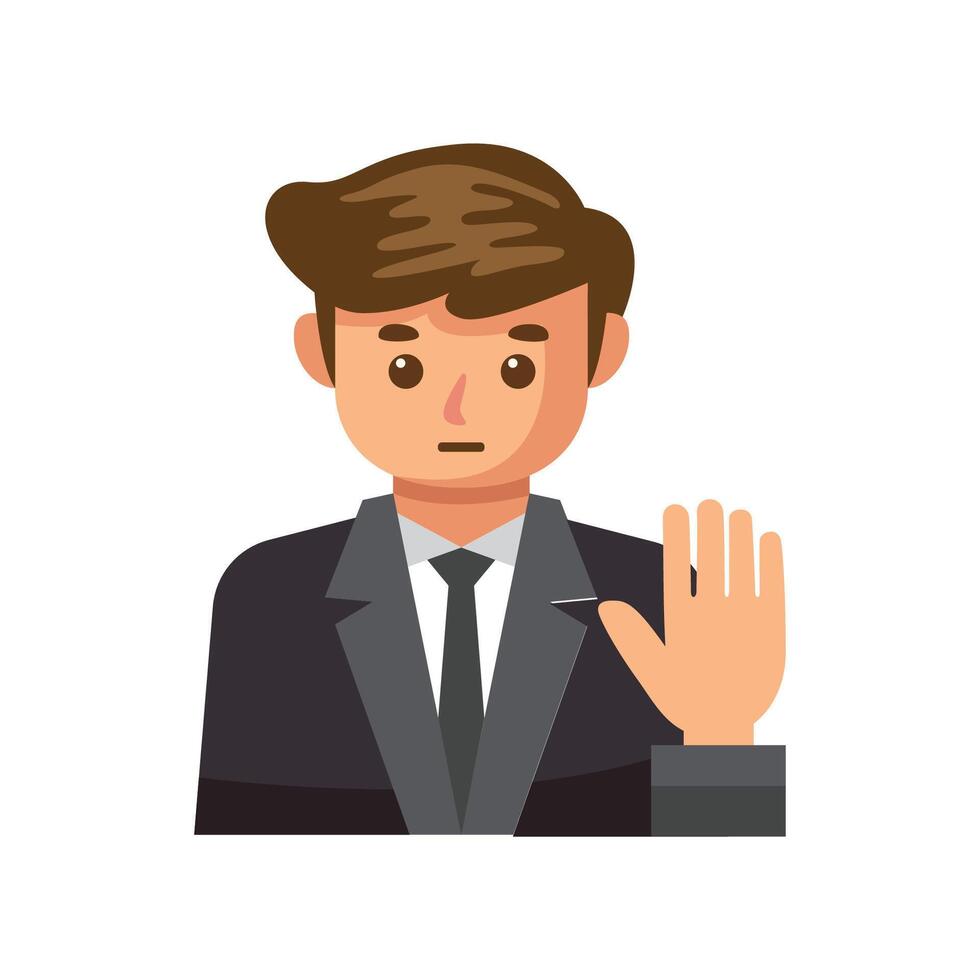 Lawyer icon illustration. Vector design