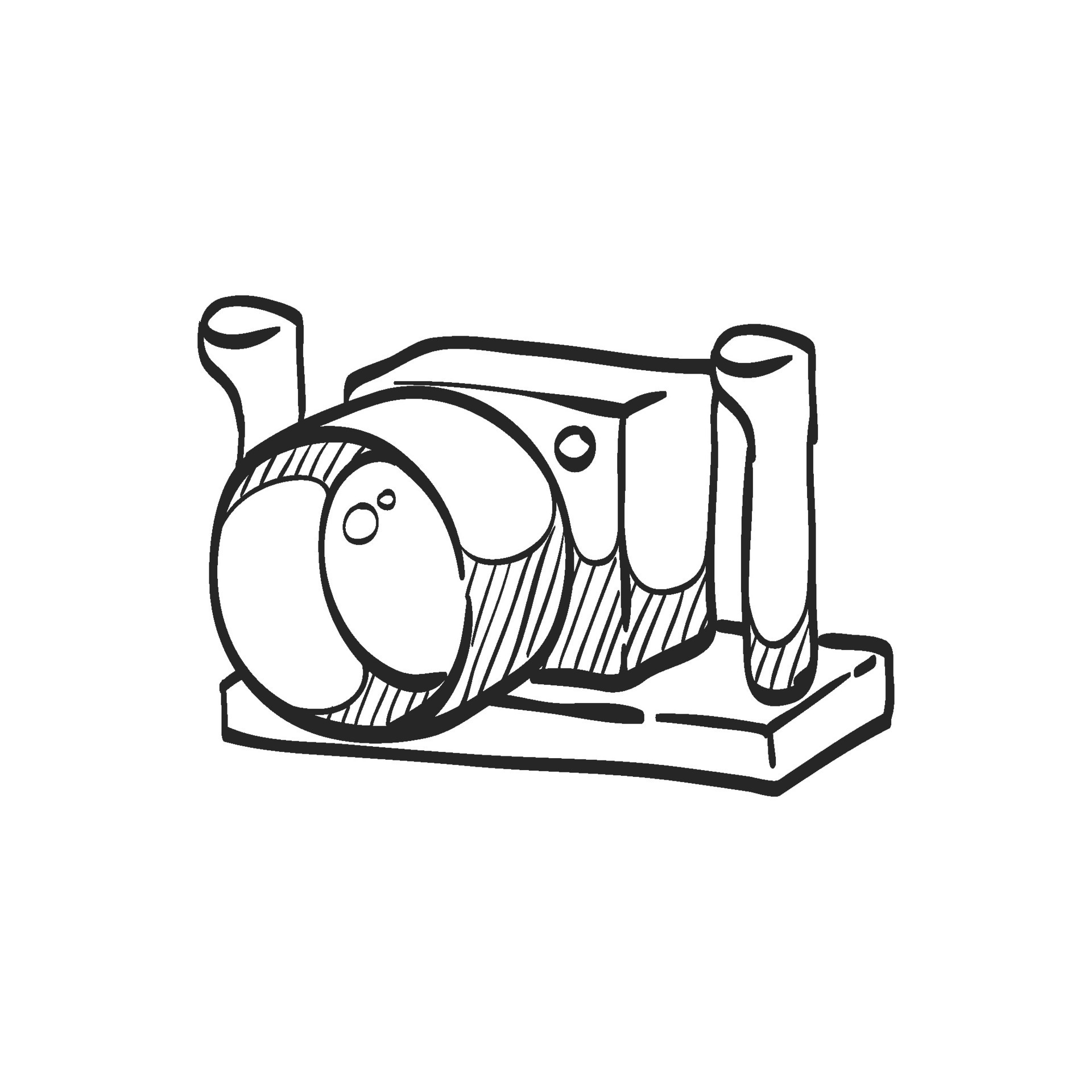 Hand drawn sketch icon underwater camera 38049851 Vector Art at Vecteezy