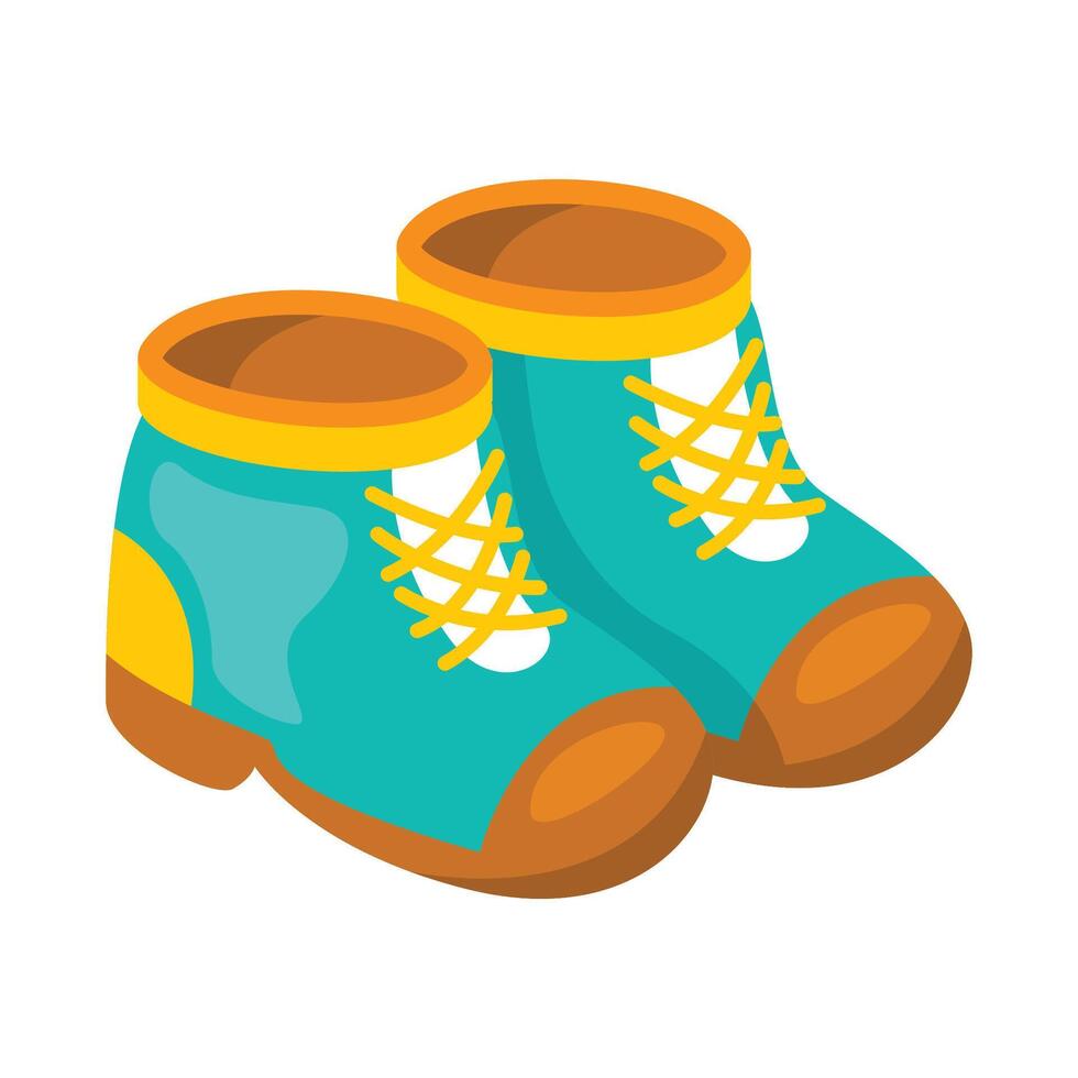 School shoes illustration icon. Vector design