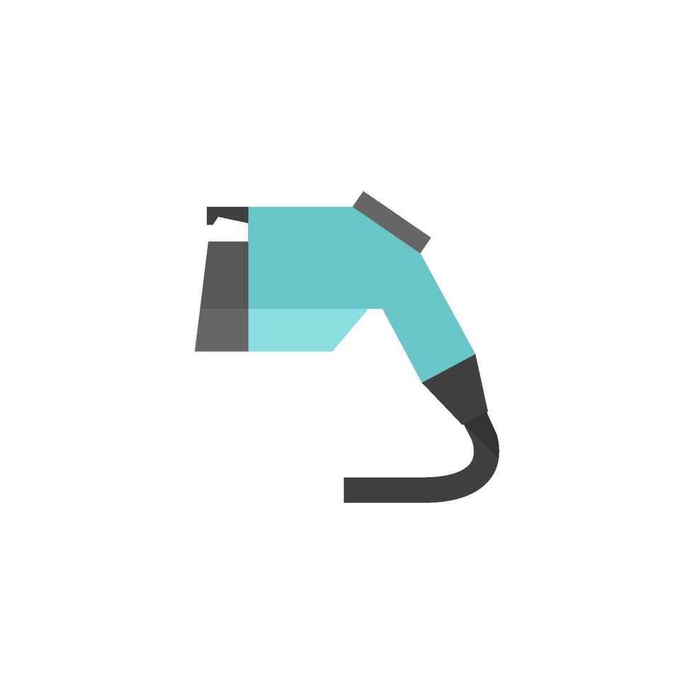 Electric vehicle charger icon in flat color style. Eco friendly car outlet vector