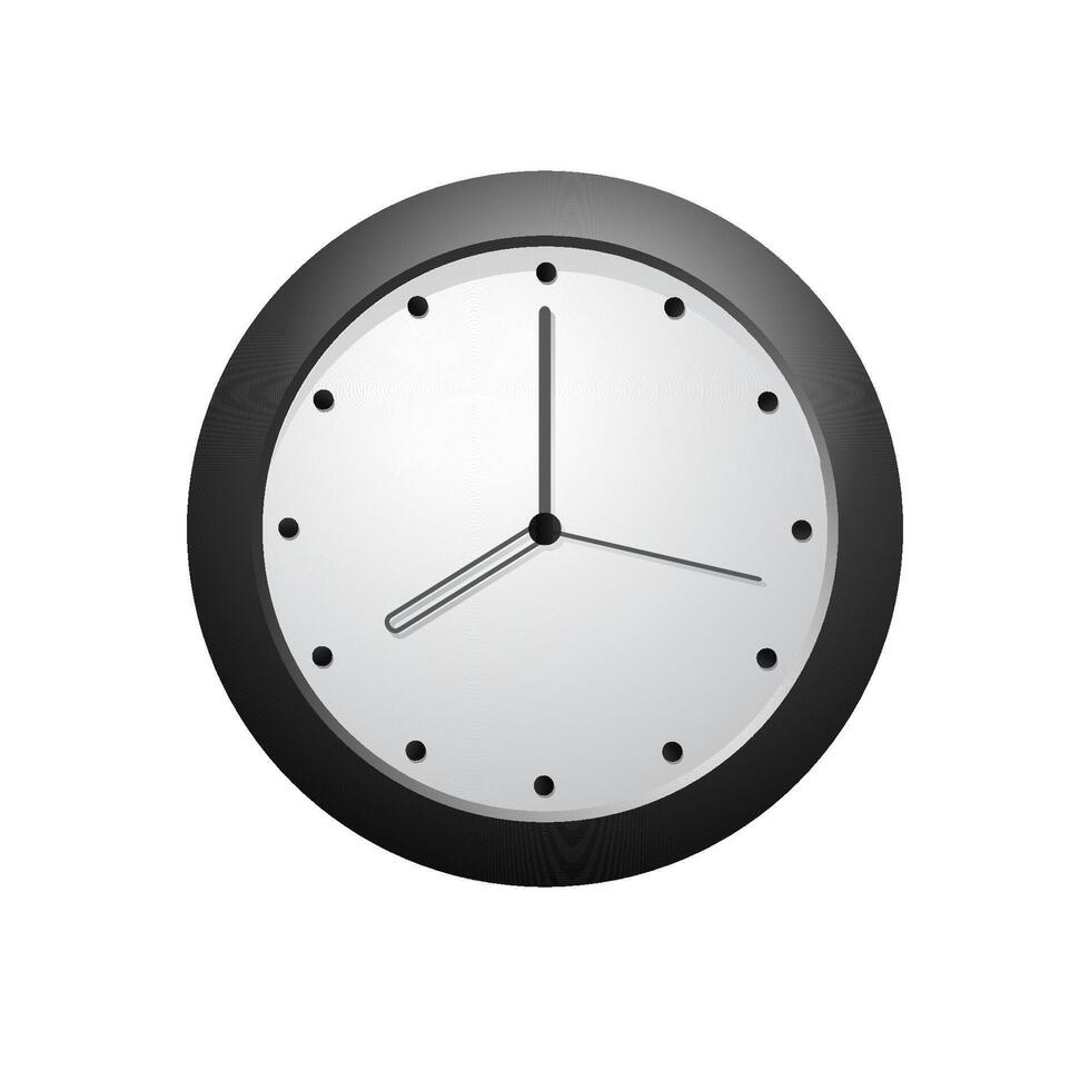 reloj icono en color. alarma despertar Mañana vector