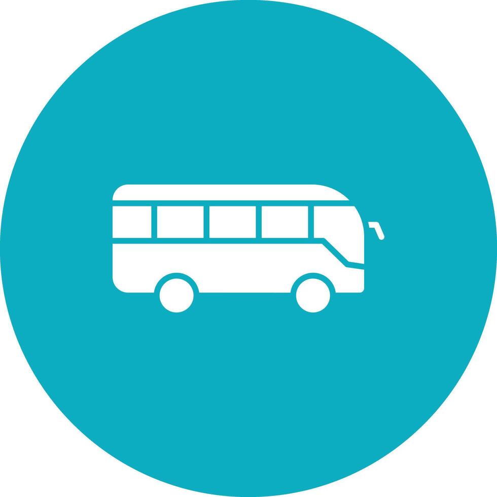 Bus icon vector image. Suitable for mobile apps, web apps and print media.