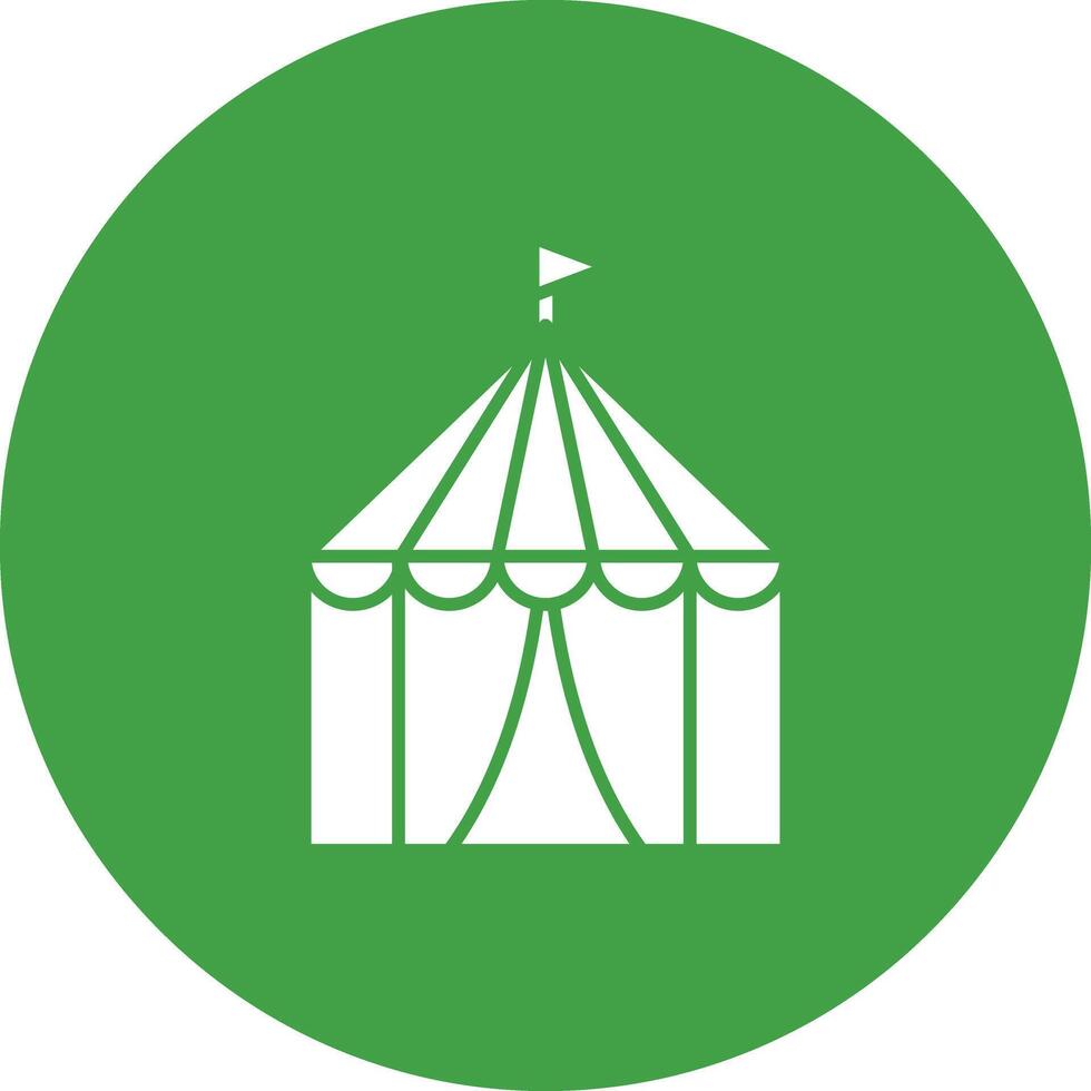 Circus Tent icon vector image. Suitable for mobile apps, web apps and print media.