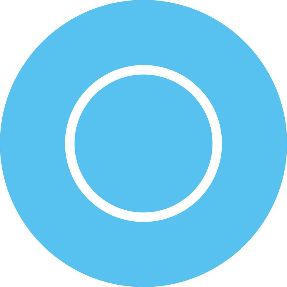 Circle icon vector image. Suitable for mobile apps, web apps and print media.