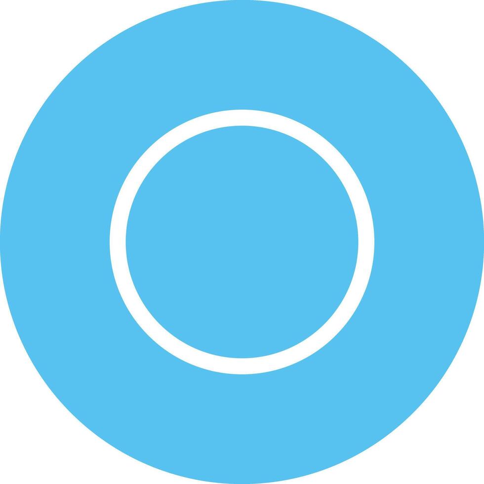 Circle icon vector image. Suitable for mobile apps, web apps and print media.