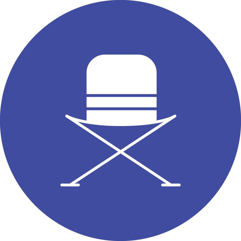 Camping Chair icon vector image. Suitable for mobile apps, web apps and print media.