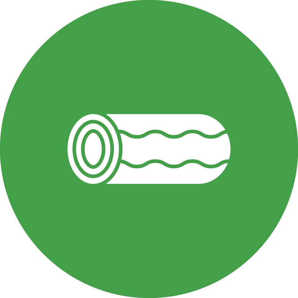 Cream swiss roll icon vector image. Suitable for mobile apps, web apps and print media.