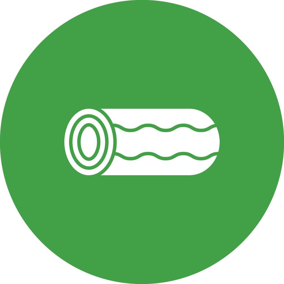 Cream swiss roll icon vector image. Suitable for mobile apps, web apps and print media.