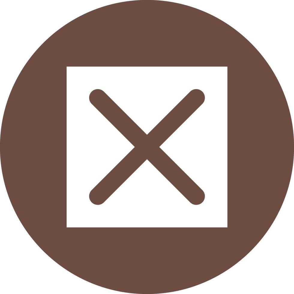Cross Mark Button icon vector image. Suitable for mobile apps, web apps and print media.