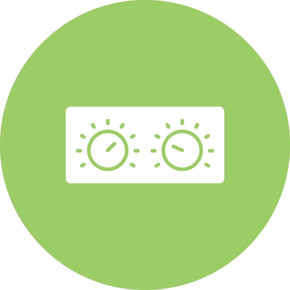 Control Knobs icon vector image. Suitable for mobile apps, web apps and print media.