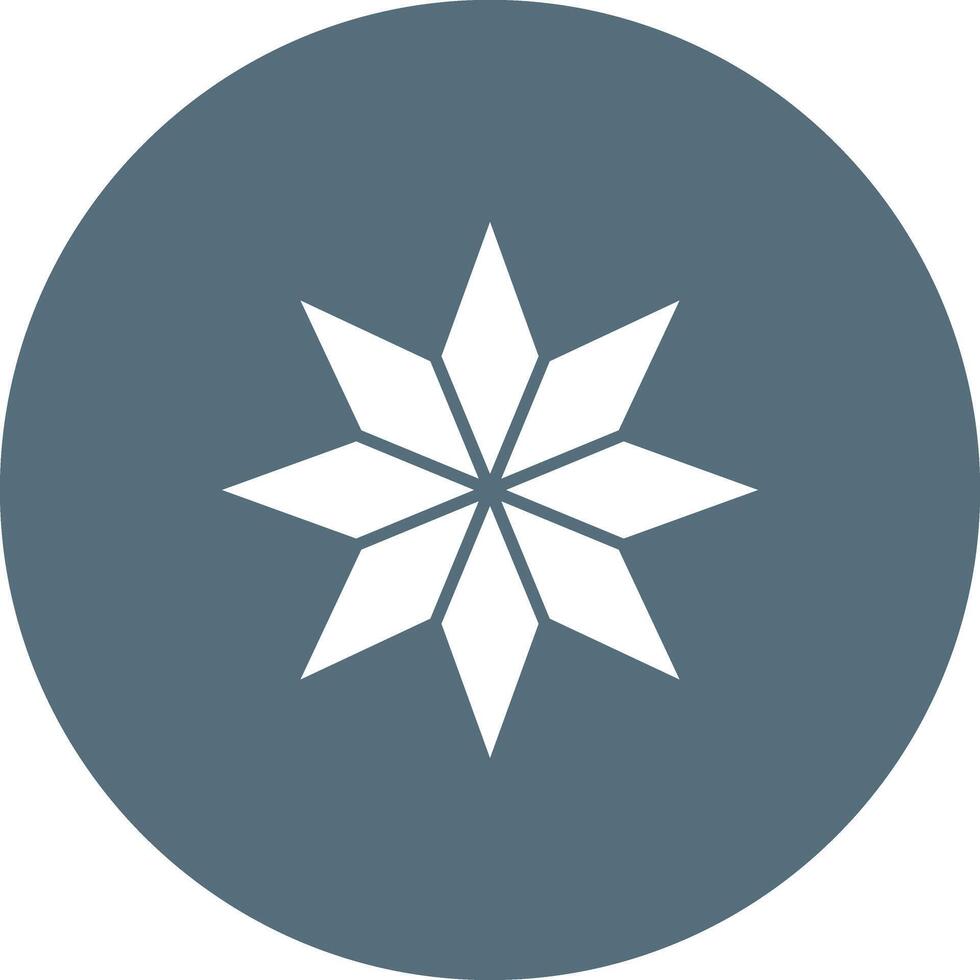 Eight-Pointed Star icon vector image. Suitable for mobile apps, web apps and print media.