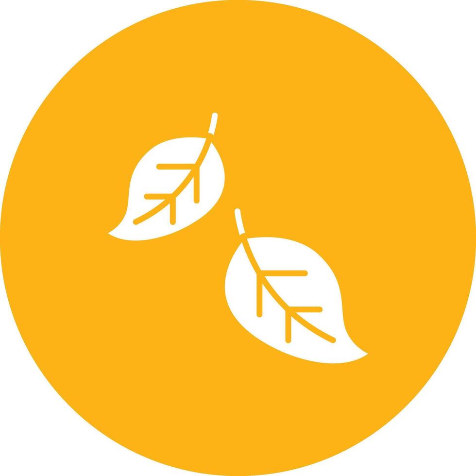 Fallen Leaf icon vector image. Suitable for mobile apps, web apps and print media.