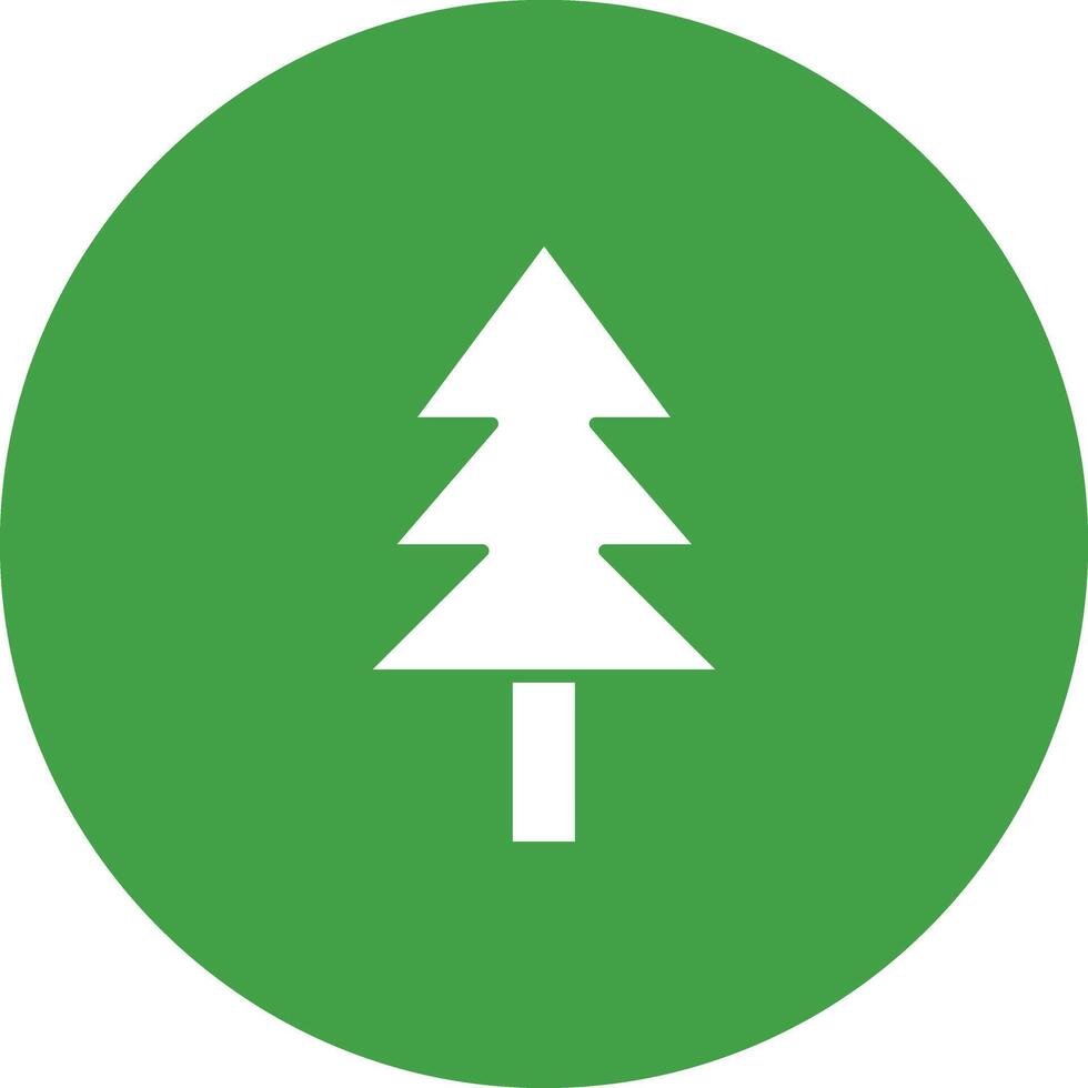 Evergreen Tree icon vector image. Suitable for mobile apps, web apps and print media.