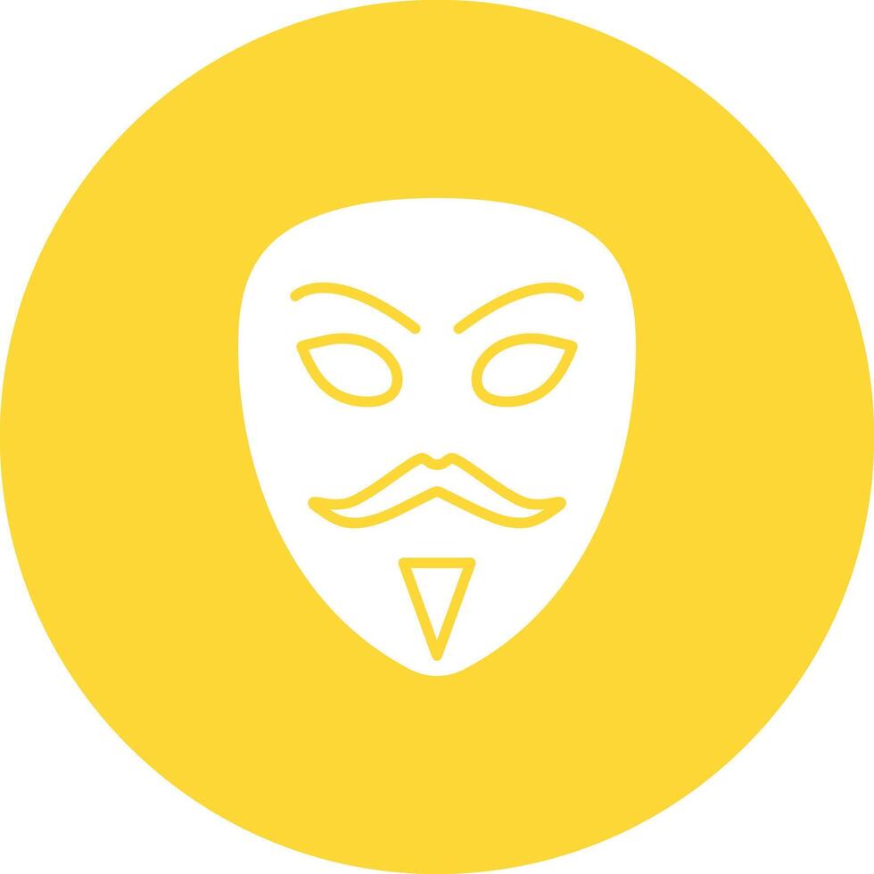 Hacker Mask icon vector image. Suitable for mobile apps, web apps and print media.