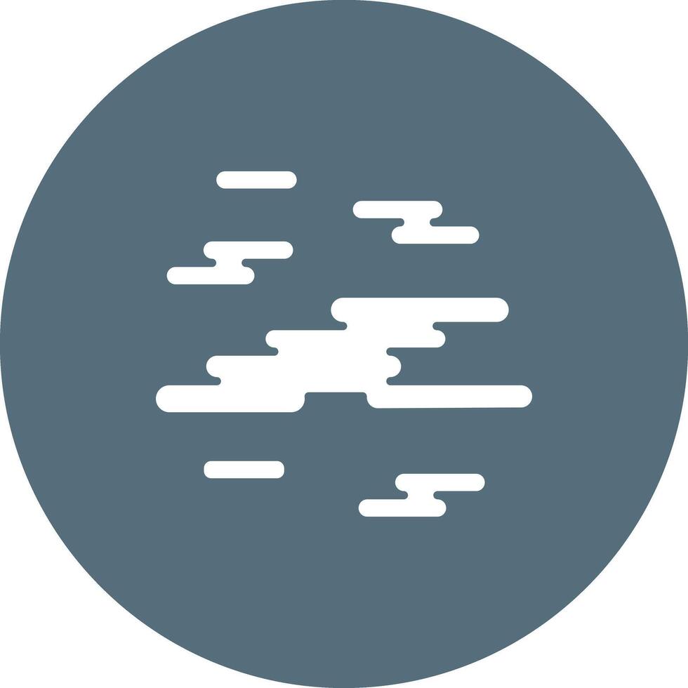 Foggy icon vector image. Suitable for mobile apps, web apps and print media.