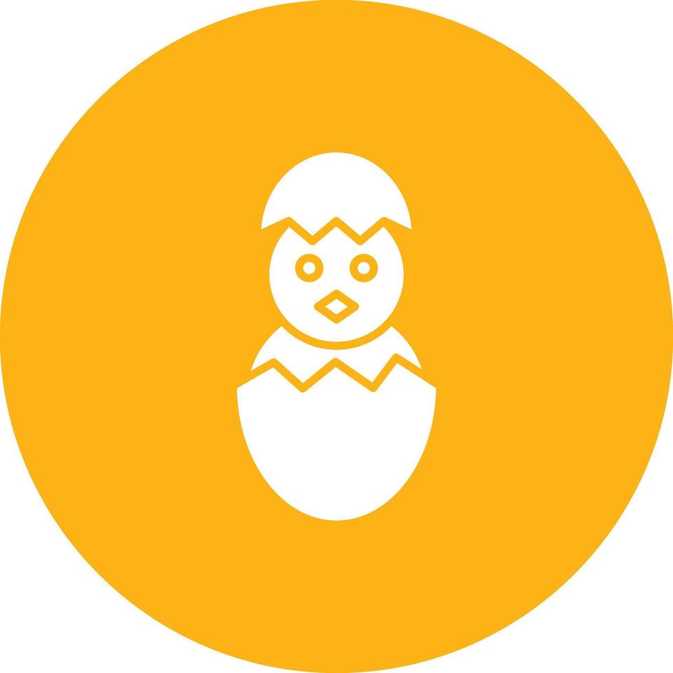 Hatched Egg icon vector image. Suitable for mobile apps, web apps and print media.