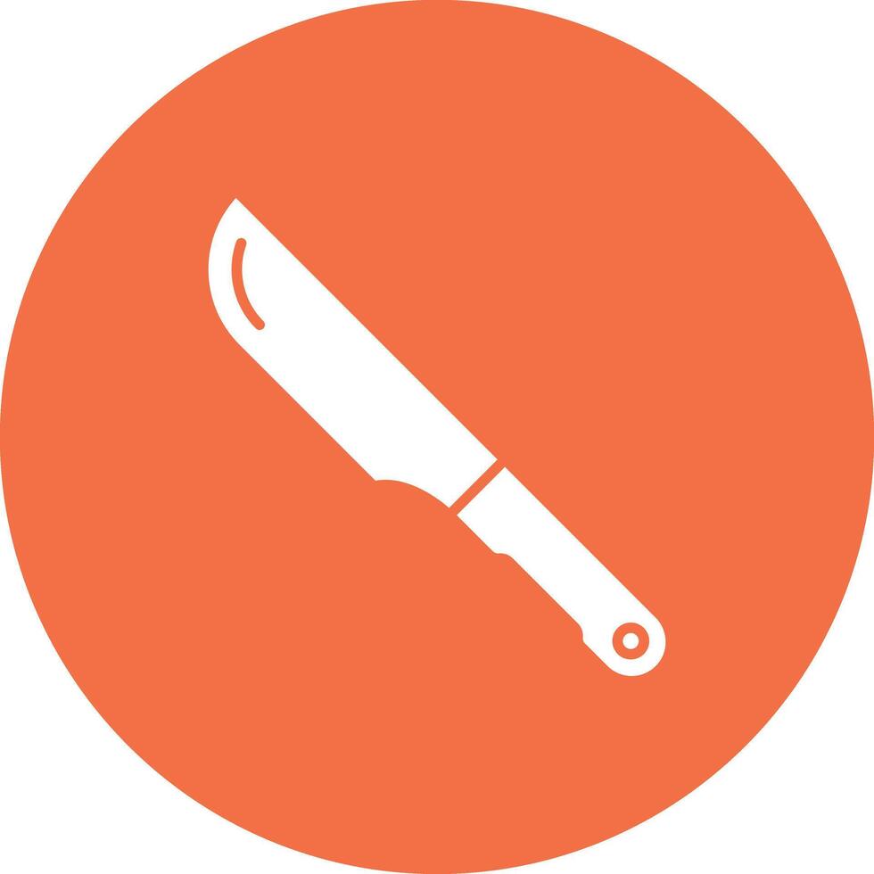 Kitchen Knife icon vector image. Suitable for mobile apps, web apps and print media.