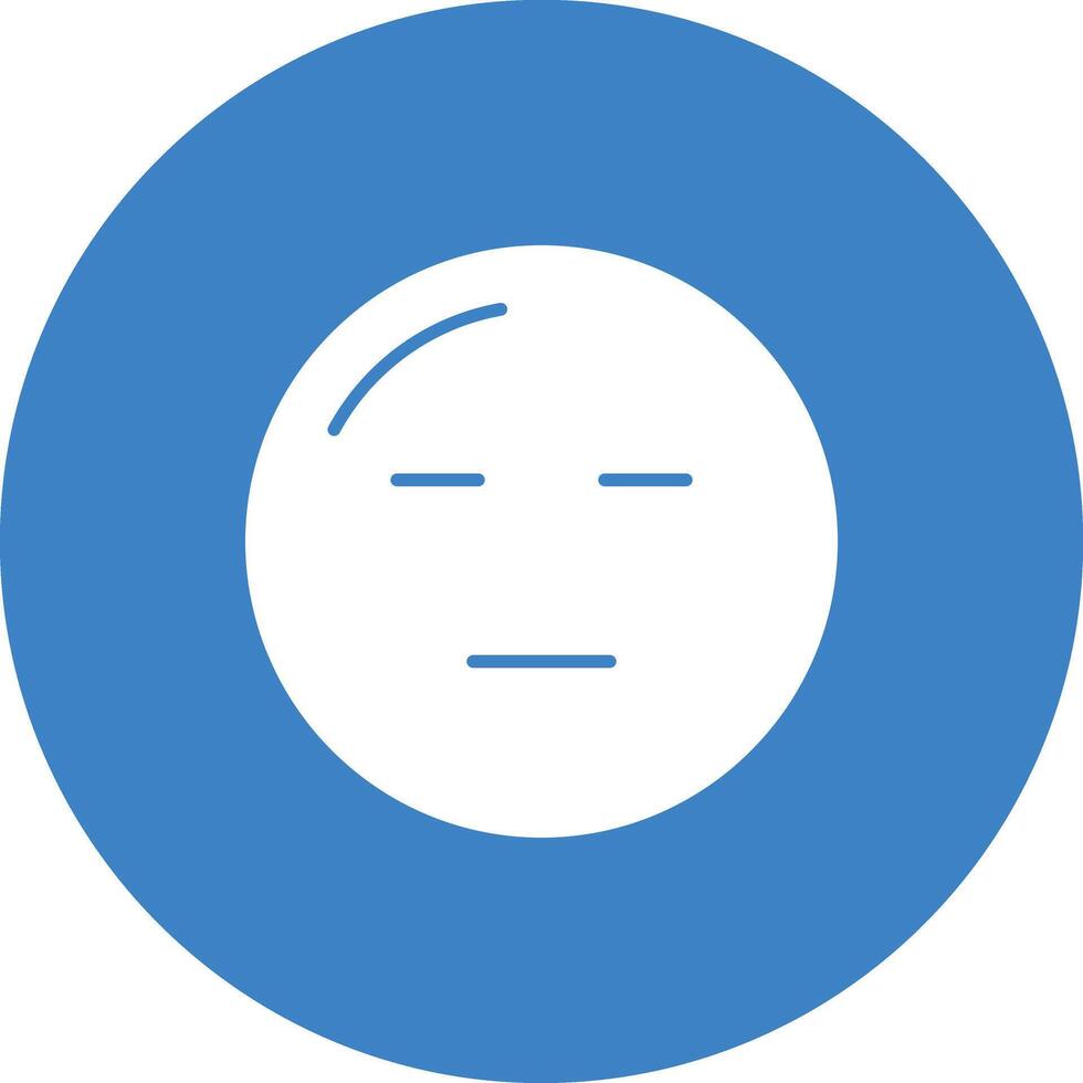 Expressionless Face icon vector image. Suitable for mobile apps, web apps and print media.