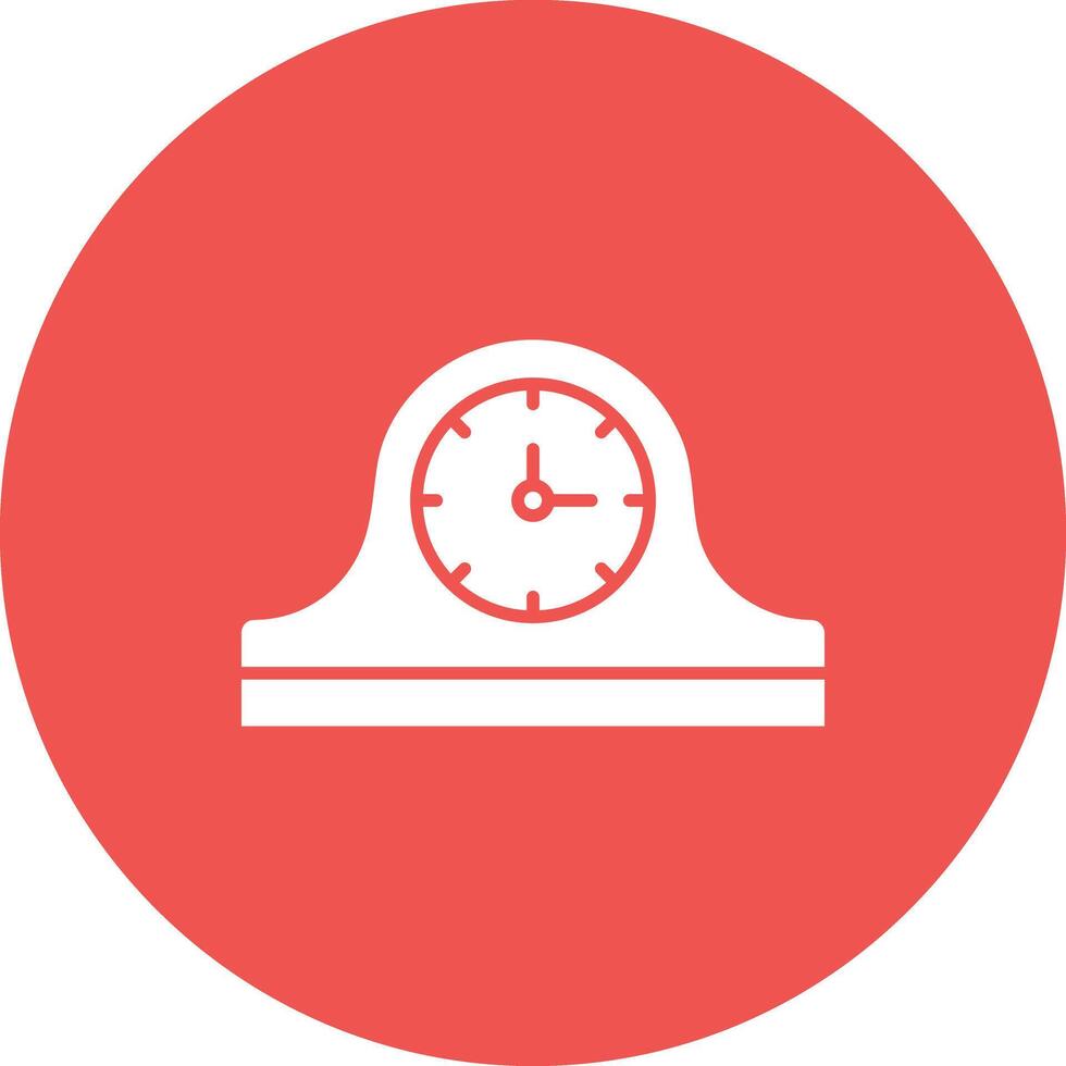 manto de chimenea reloj icono vector imagen. adecuado para móvil aplicaciones, web aplicaciones y impresión medios de comunicación.