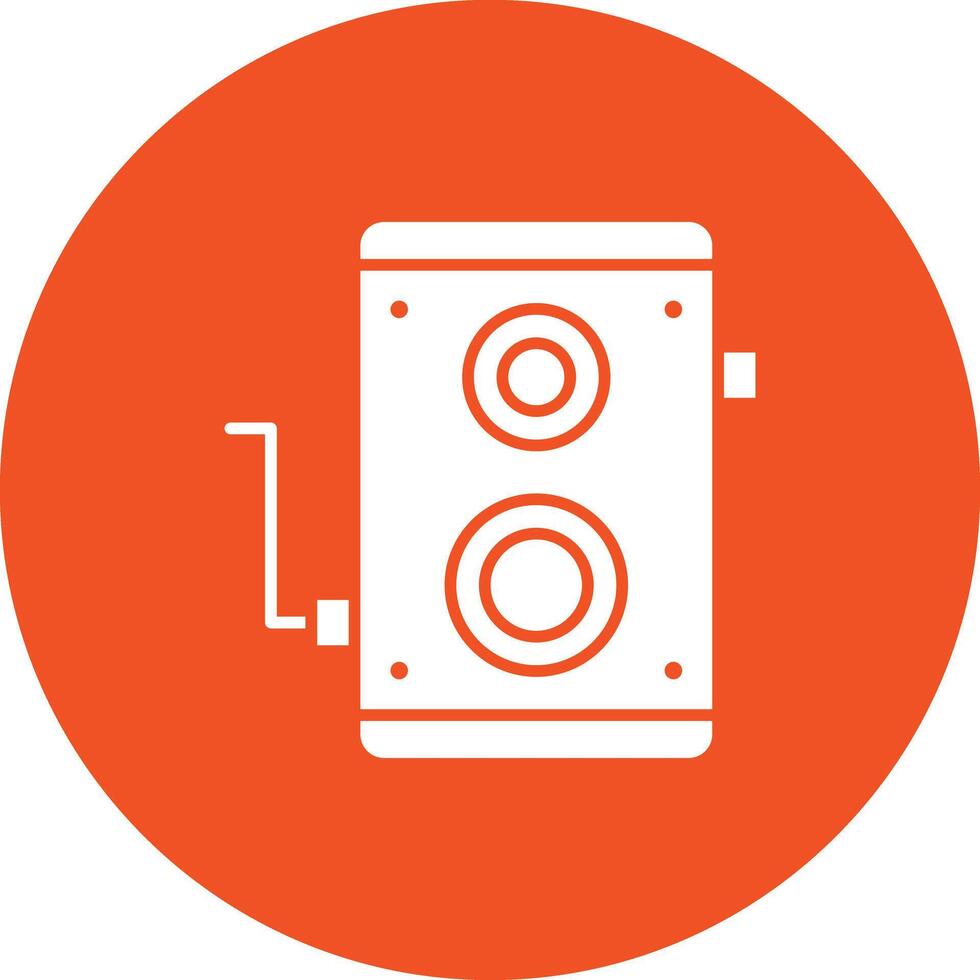 Old Camera icon vector image. Suitable for mobile apps, web apps and print media.