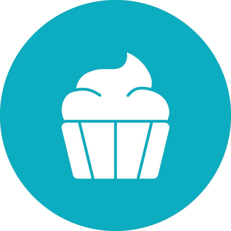 Muffin icon vector image. Suitable for mobile apps, web apps and print media.