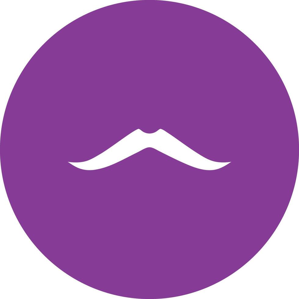 Bigote icono vector imagen. adecuado para móvil aplicaciones, web aplicaciones y impresión medios de comunicación.