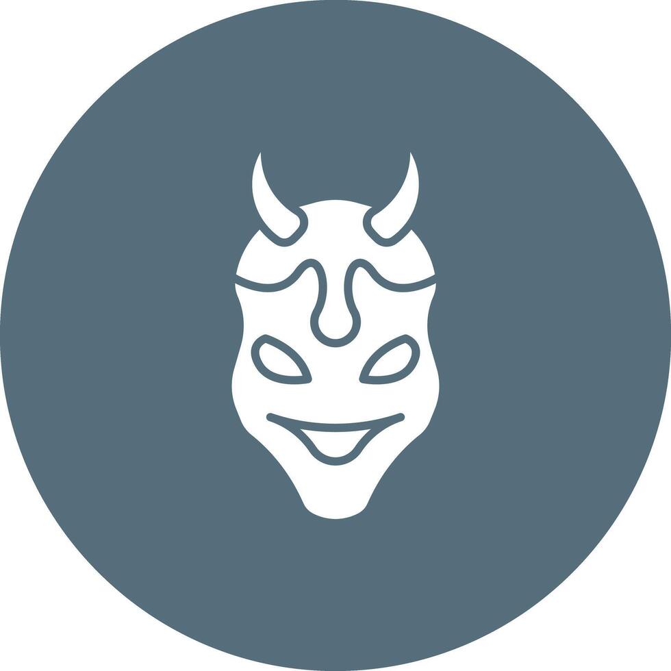 Oni icon vector image. Suitable for mobile apps, web apps and print media.