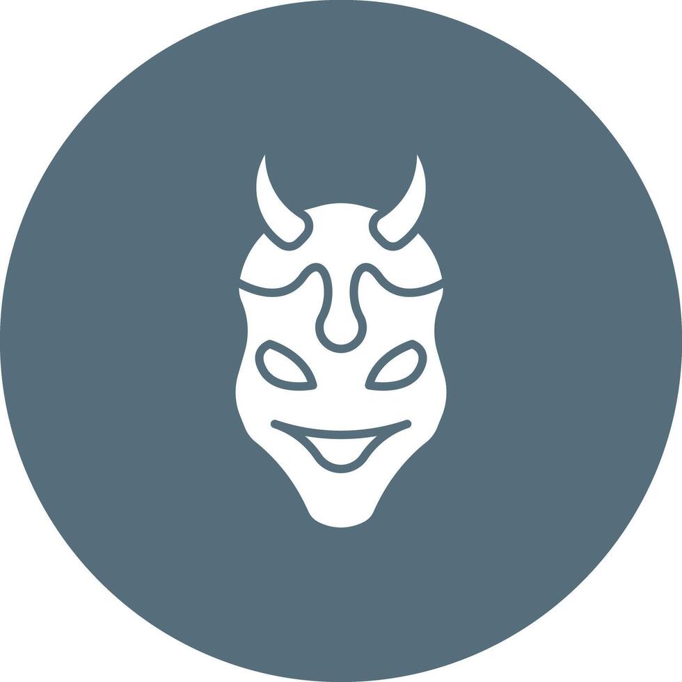 Oni icon vector image. Suitable for mobile apps, web apps and print media.