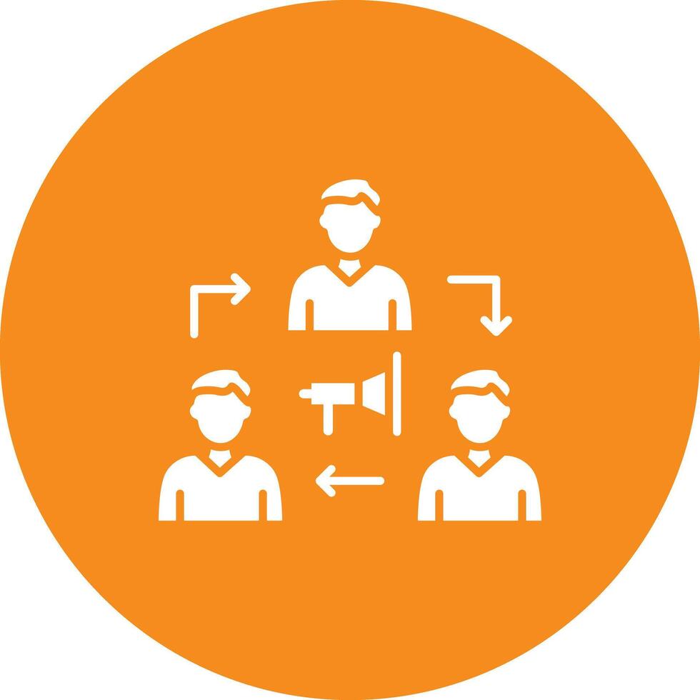 Marketing Team icon vector image. Suitable for mobile apps, web apps and print media.